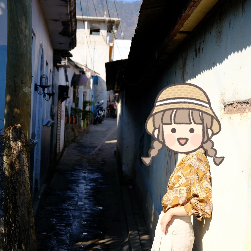 Vintage Patterned Button-Up Shirt